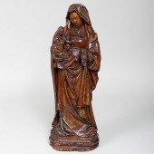NETHERLANDISH CARVED OAK MODEL