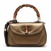 NEW BAMBOO TOP HANDLE BAG, GUC