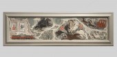 NEW DEAL MURAL STUDY PAINTING