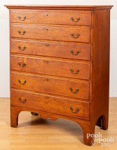 NEW ENGLAND BIRCH TALL CHEST,