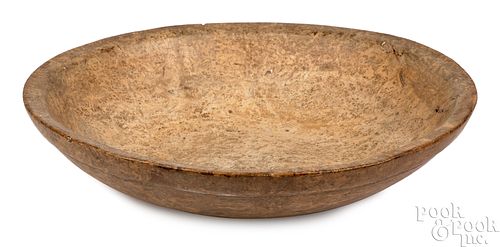 NEW ENGLAND BURL BOWL, 19TH C.New
