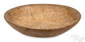 NEW ENGLAND BURL BOWL, 19TH C.