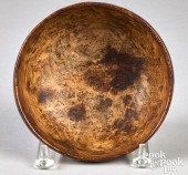 NEW ENGLAND BURL BOWL, 19TH C.
