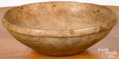 NEW ENGLAND BURL BOWL, 19TH C.