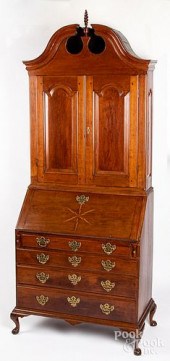 NEW ENGLAND CHIPPENDALE CHERRY