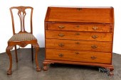 NEW ENGLAND CHIPPENDALE CHERRY