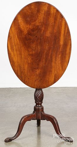 NEW ENGLAND CHIPPENDALE MAHOGANY