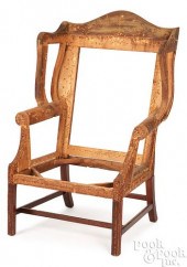 NEW ENGLAND CHIPPENDALE MAHOGA