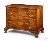 NEW ENGLAND CHIPPENDALE MAHOGA