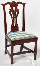 NEW ENGLAND CHIPPENDALE MAHOGA