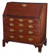 NEW ENGLAND CHIPPENDALE MAHOGA