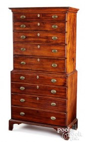 NEW ENGLAND CHIPPENDALE MAPLE