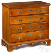 NEW ENGLAND CHIPPENDALE MAPLE