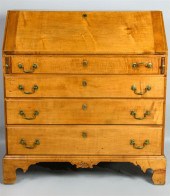 NEW ENGLAND CHIPPENDALE MAPLE