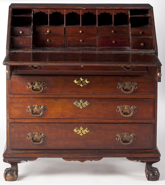 New England Chippendale Slant Front