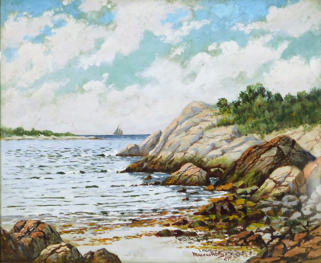 NEW ENGLAND COASTAL LANDSCAPE
