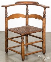 NEW ENGLAND CORNER CHAIR, 18TH