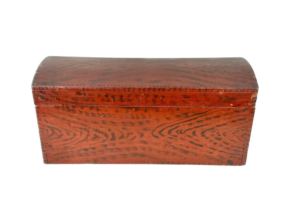 NEW ENGLAND DOME-TOP DOCUMENT BOX