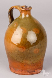NEW ENGLAND EARTHENWARE JUG, P