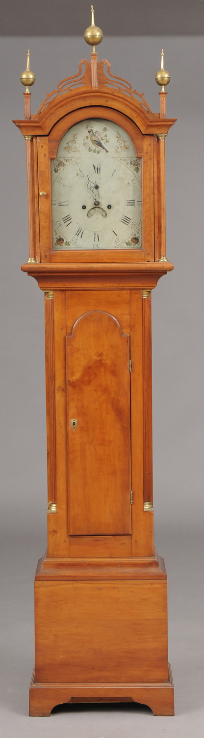 NEW ENGLAND FEDERAL CHERRY LONGCASE