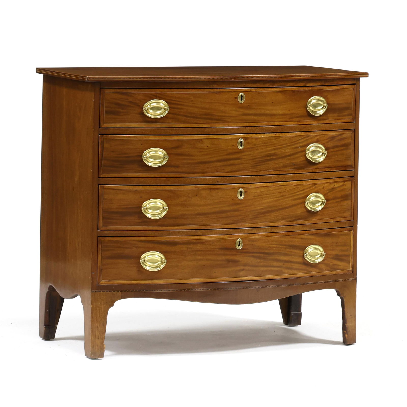 NEW ENGLAND FEDERAL INLAID MAHOGANY