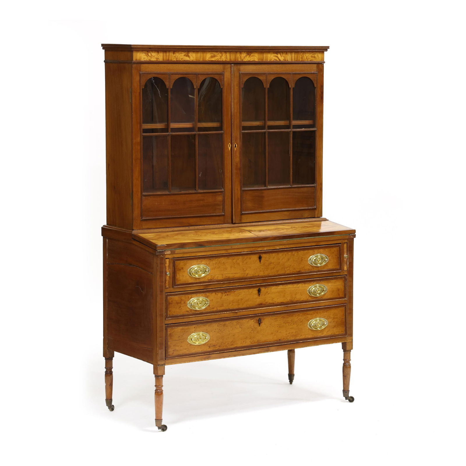 NEW ENGLAND FEDERAL INLAID MAHOGANY