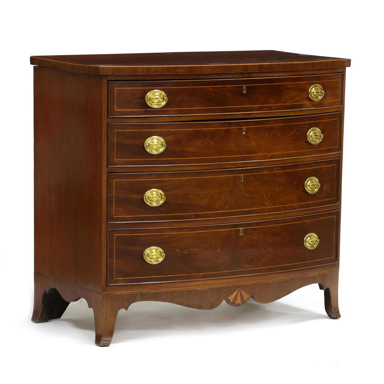 NEW ENGLAND FEDERAL INLAID MAHOGANY