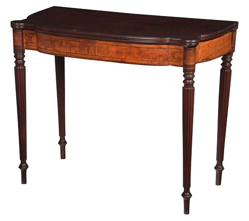 NEW ENGLAND FEDERAL MAHOGANY AND