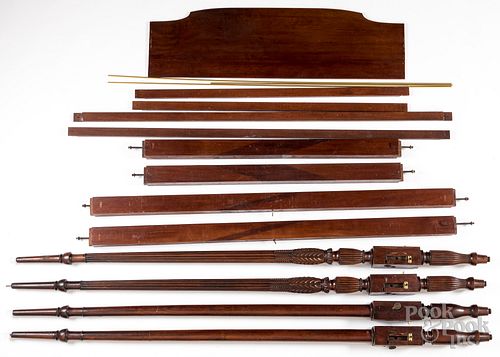 NEW ENGLAND FEDERAL MAHOGANY TALL