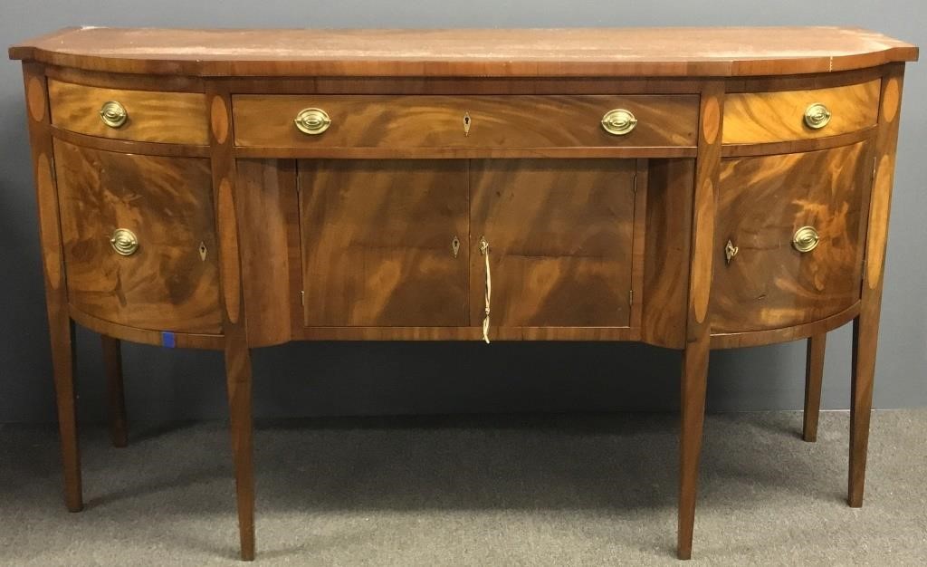 New England Hepplewhite mahogany