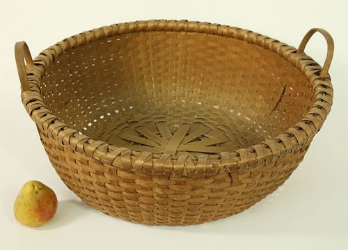 NEW ENGLAND LARGE SPLINT WOVEN WORK