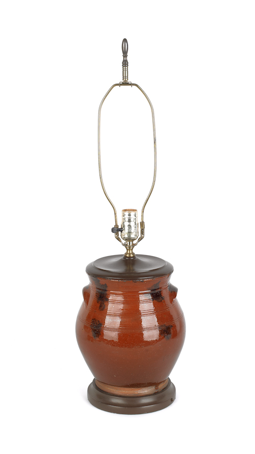 New England manganese dark glazed