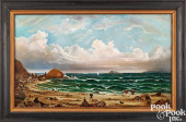 NEW ENGLAND OIL ON CANVAS COAS