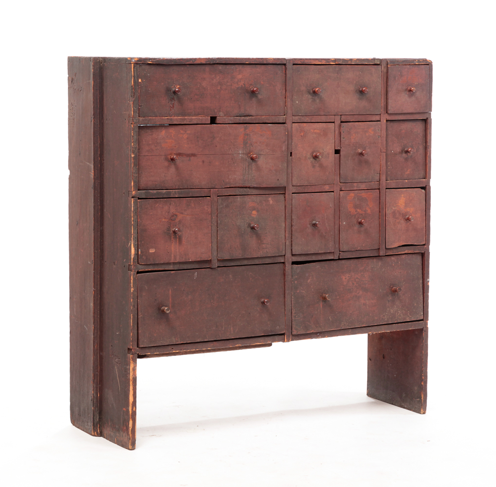 NEW ENGLAND PAINTED APOTHECARY