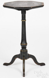 NEW ENGLAND PAINTED CANDLESTAN