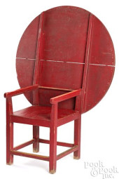 NEW ENGLAND PAINTED PINE CHAIR