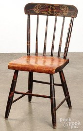 NEW ENGLAND PAINTED PLANK SEAT