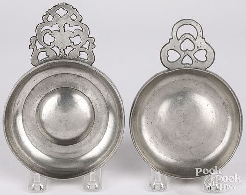 NEW ENGLAND PEWTER PORRINGER,