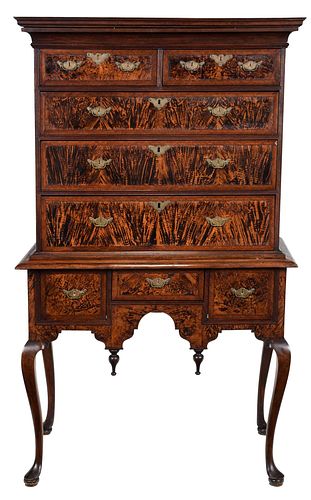 NEW ENGLAND QUEEN ANNE FIGURED