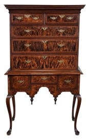 NEW ENGLAND QUEEN ANNE FIGURED