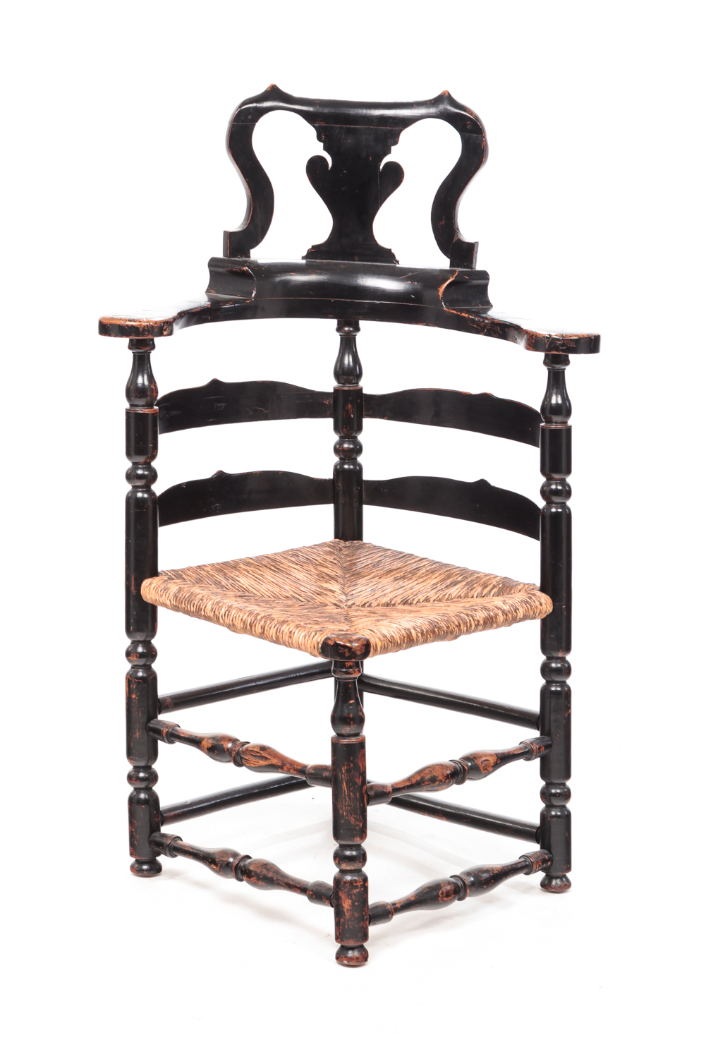 NEW ENGLAND QUEEN ANNE HIGH BACK
