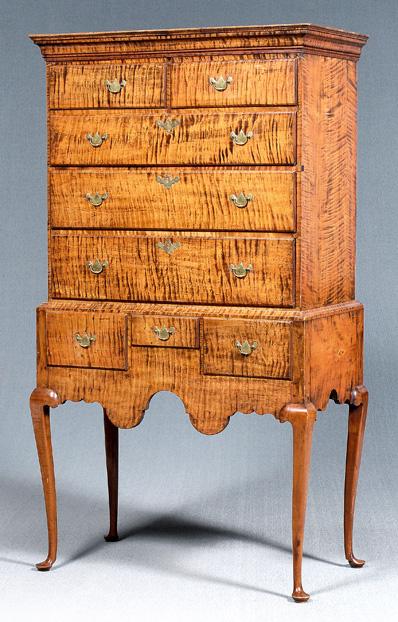 New England Queen Anne highboy,