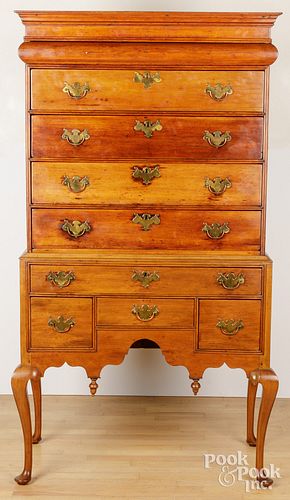 NEW ENGLAND QUEEN ANNE PINE HIGH