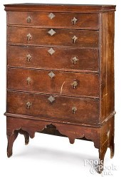 NEW ENGLAND QUEEN ANNE STAINED