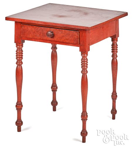 NEW ENGLAND RED-STAINED MAPLE AND