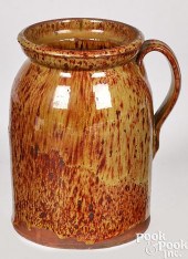 NEW ENGLAND REDWARE HANDLED CR