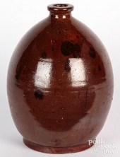 NEW ENGLAND REDWARE JUG, 19TH