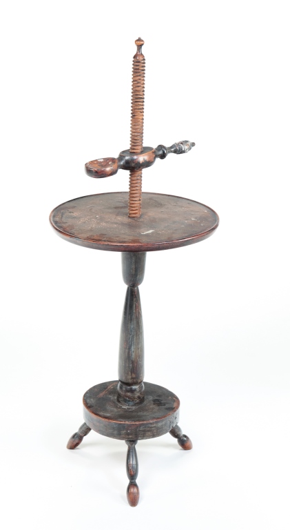 NEW ENGLAND WINDSOR CANDLESTAND.