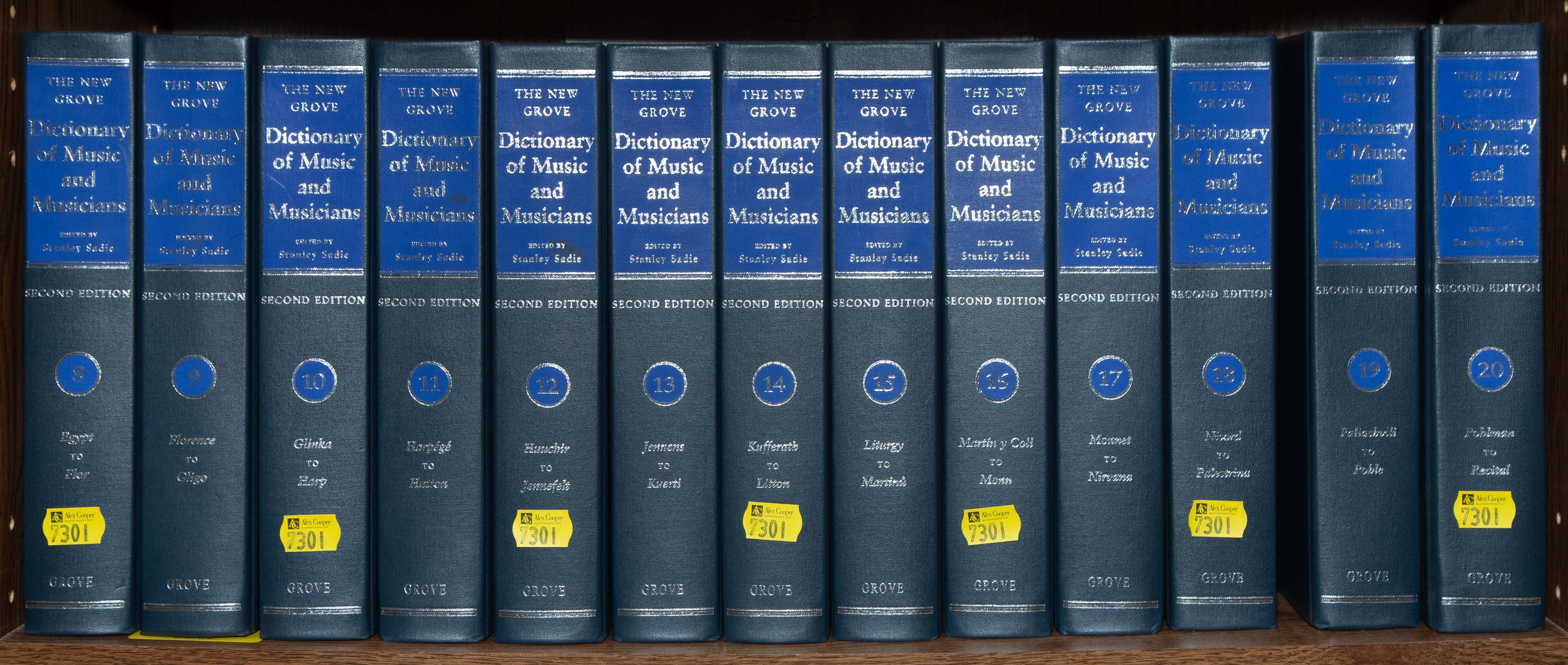 NEW GROVE DICTIONARY OF MUSIC &