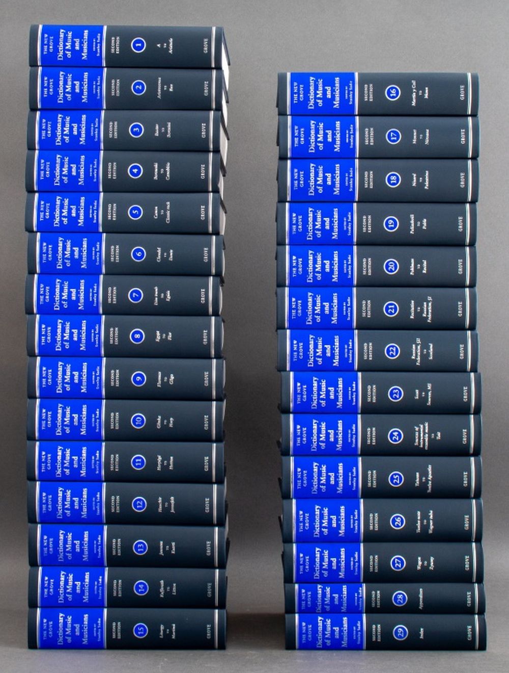 NEW GROVE DICTIONARY OF MUSIC &